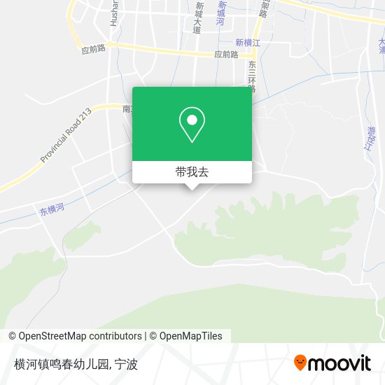横河镇鸣春幼儿园地图