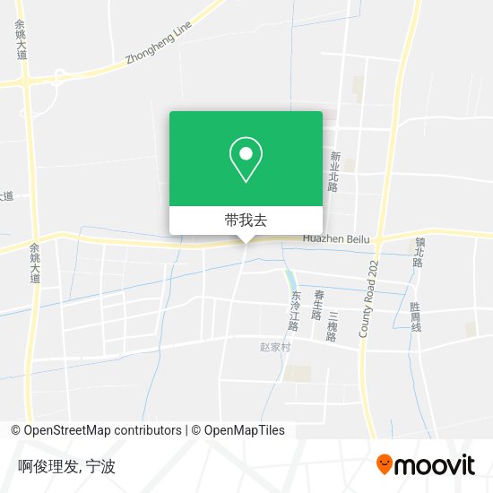 啊俊理发地图