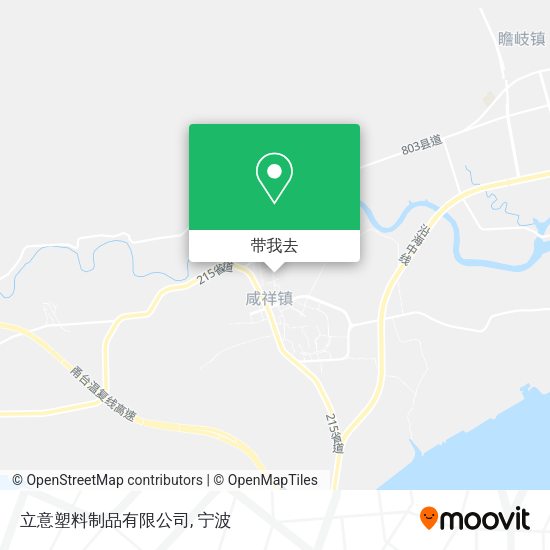 立意塑料制品有限公司地图