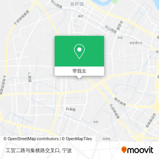 工贸二路与集横路交叉口地图