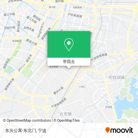 东兴公寓-东北门地图