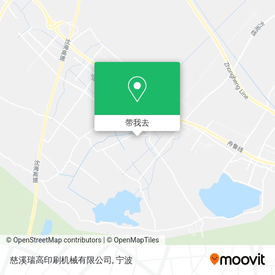 慈溪瑞高印刷机械有限公司地图