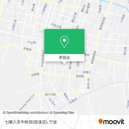 七嘴八舌牛蛙馆(慈溪店)地图