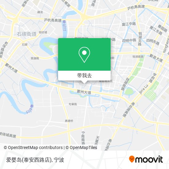 爱婴岛(泰安西路店)地图