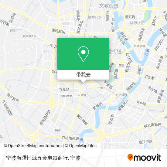 宁波海曙恒源五金电器商行地图