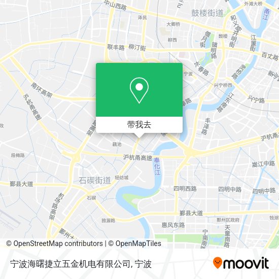 宁波海曙捷立五金机电有限公司地图