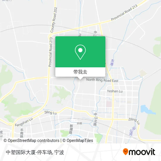中塑国际大厦-停车场地图