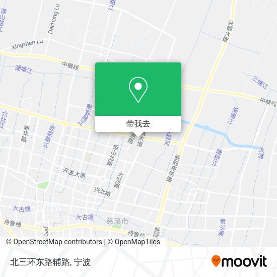 北三环东路辅路地图