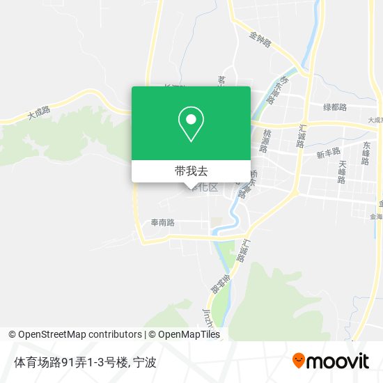 体育场路91弄1-3号楼地图