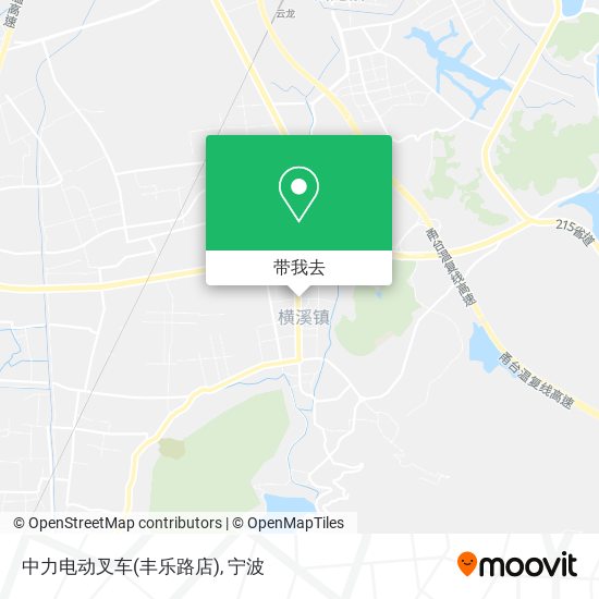 中力电动叉车(丰乐路店)地图
