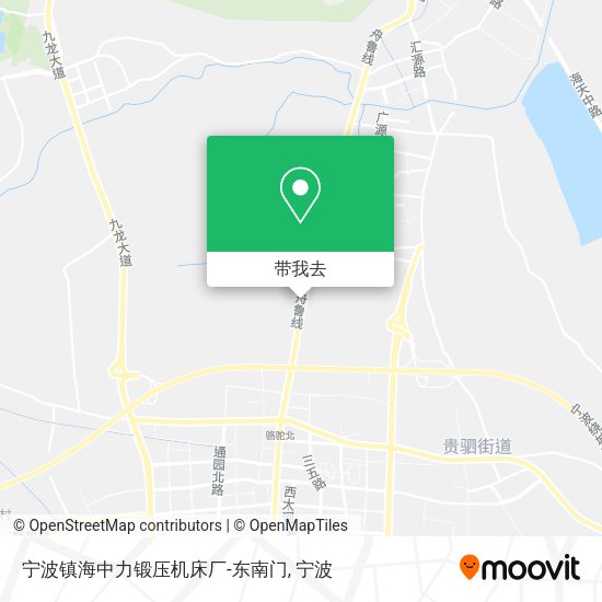 宁波镇海中力锻压机床厂-东南门地图