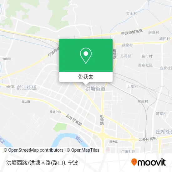 洪塘西路/洪塘南路(路口)地图
