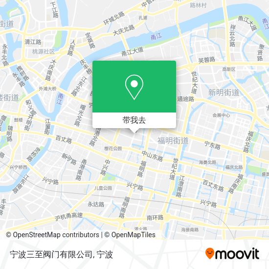 宁波三至阀门有限公司地图