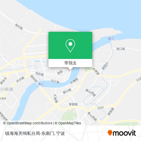 镇海海关缉私分局-东南门地图