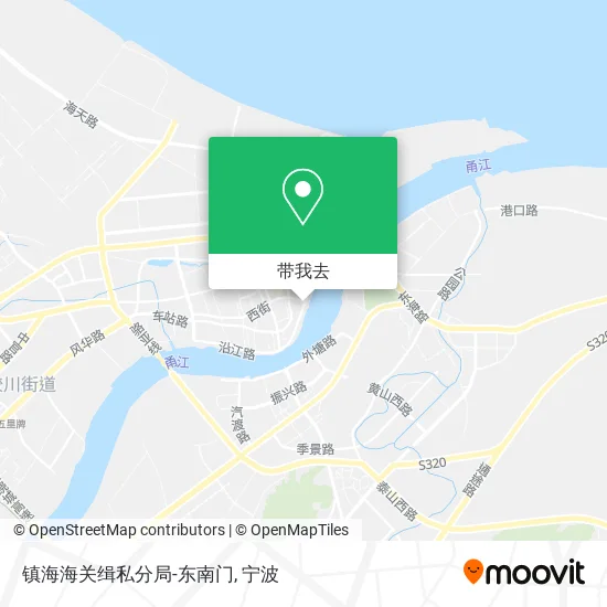 镇海海关缉私分局-东南门地图
