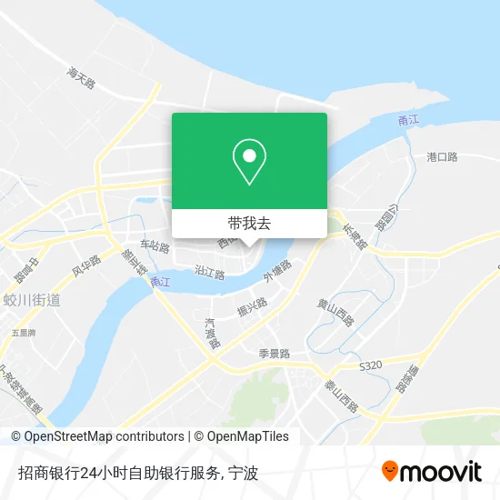 招商银行24小时自助银行服务地图