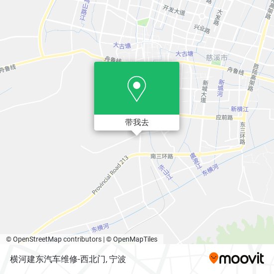 横河建东汽车维修-西北门地图
