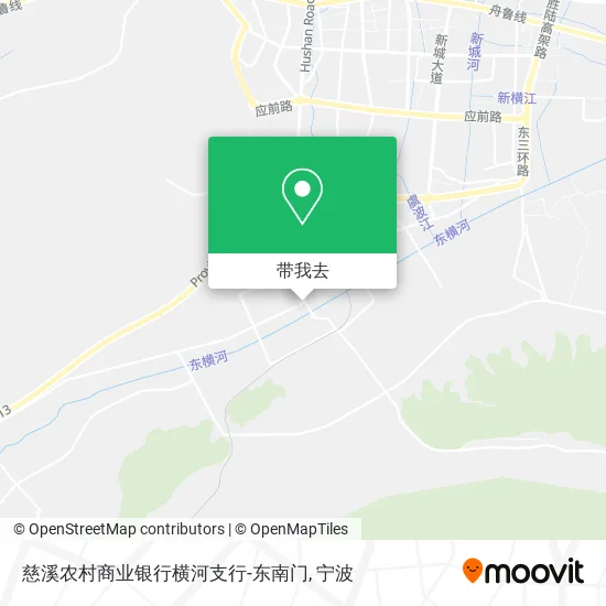 慈溪农村商业银行横河支行-东南门地图