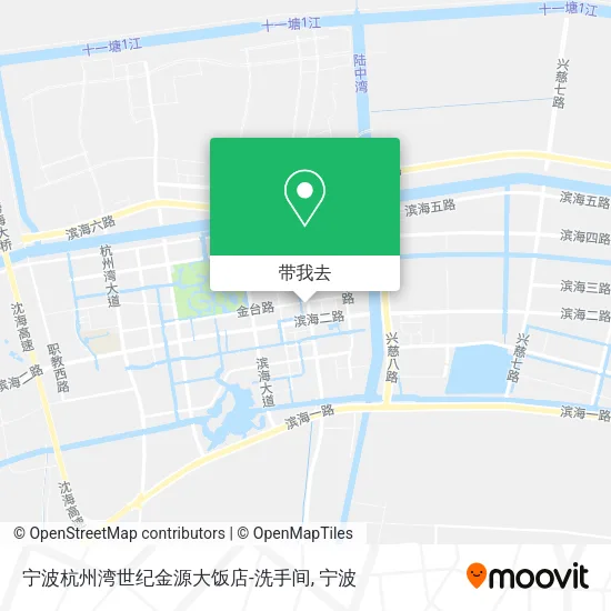宁波杭州湾世纪金源大饭店-洗手间地图