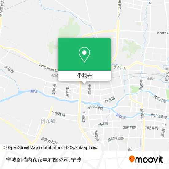 宁波阁瑞内森家电有限公司地图