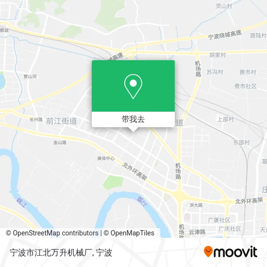 宁波市江北万升机械厂地图