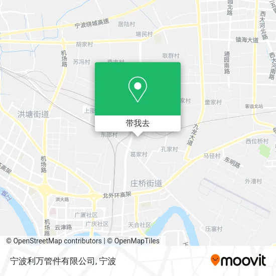 宁波利万管件有限公司地图