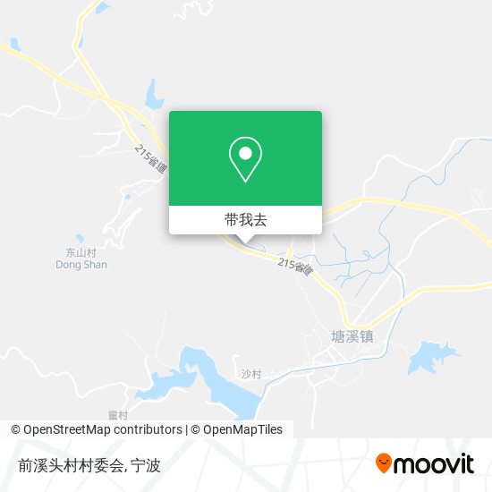 前溪头村村委会地图