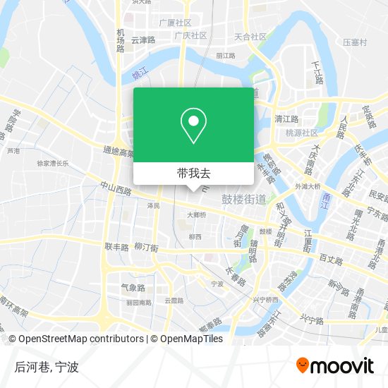后河巷地图