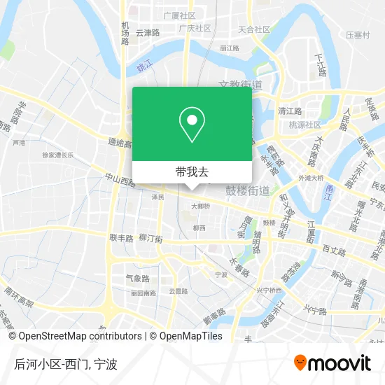 后河小区-西门地图