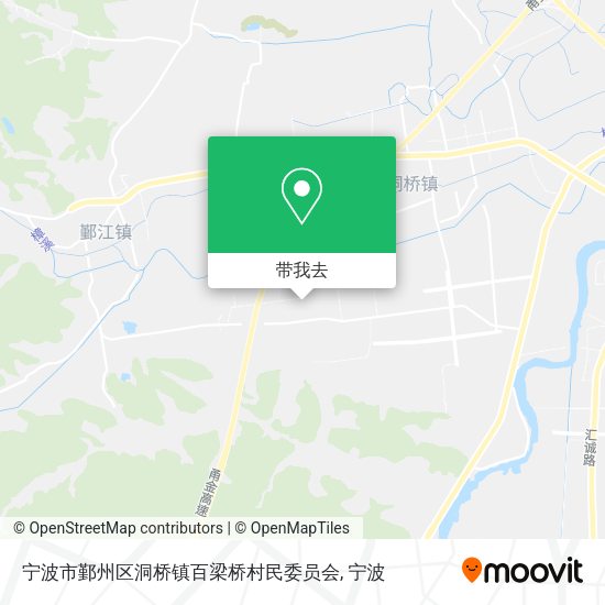 宁波市鄞州区洞桥镇百梁桥村民委员会地图