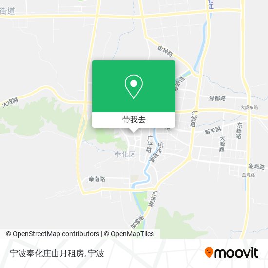 宁波奉化庄山月租房地图