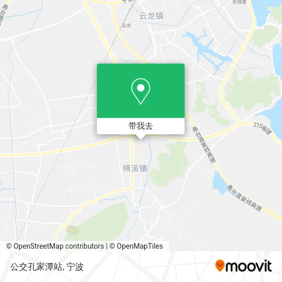 公交孔家潭站地图