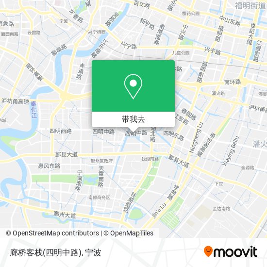 廊桥客栈(四明中路)地图