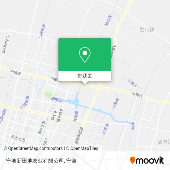 宁波新田地农业有限公司地图