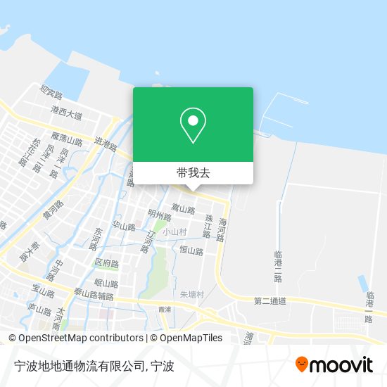 宁波地地通物流有限公司地图