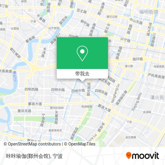 咔咔瑜伽(鄞州会馆)地图