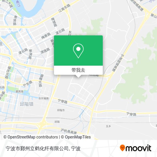 宁波市鄞州立鹤化纤有限公司地图