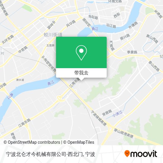 宁波北仑才今机械有限公司-西北门地图