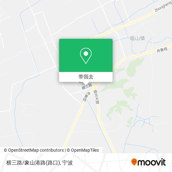 横三路/象山港路(路口)地图