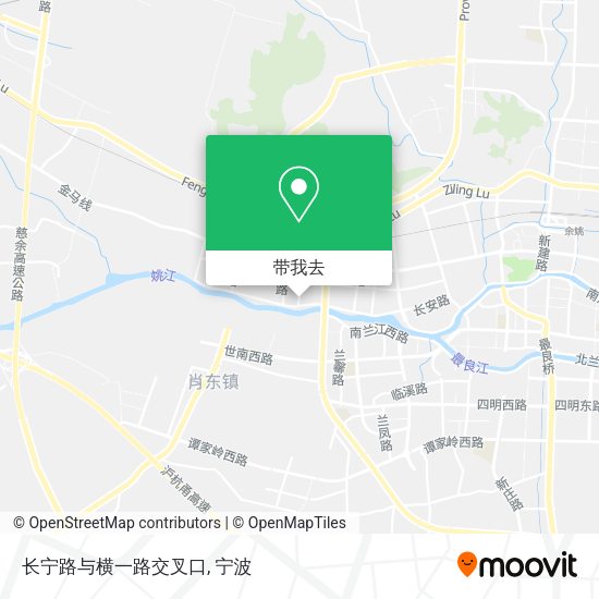 长宁路与横一路交叉口地图