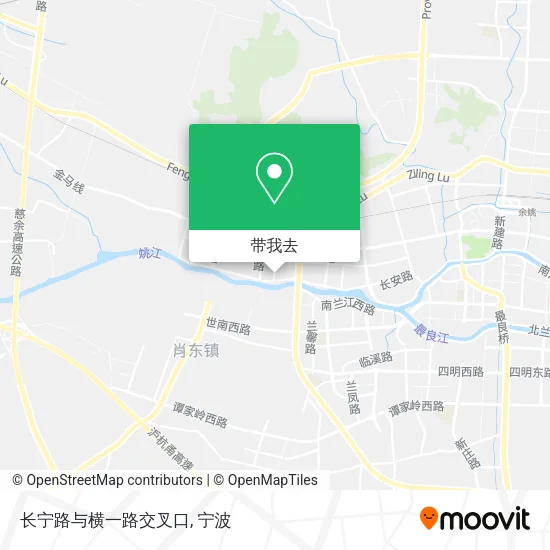 长宁路与横一路交叉口地图