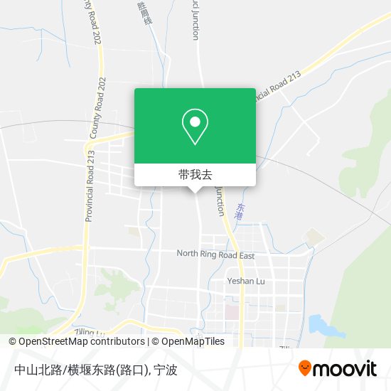 中山北路/横堰东路(路口)地图