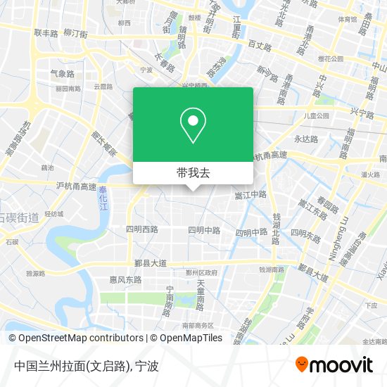 中国兰州拉面(文启路)地图