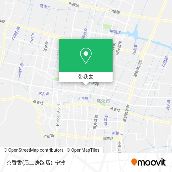 茶香香(后二房路店)地图