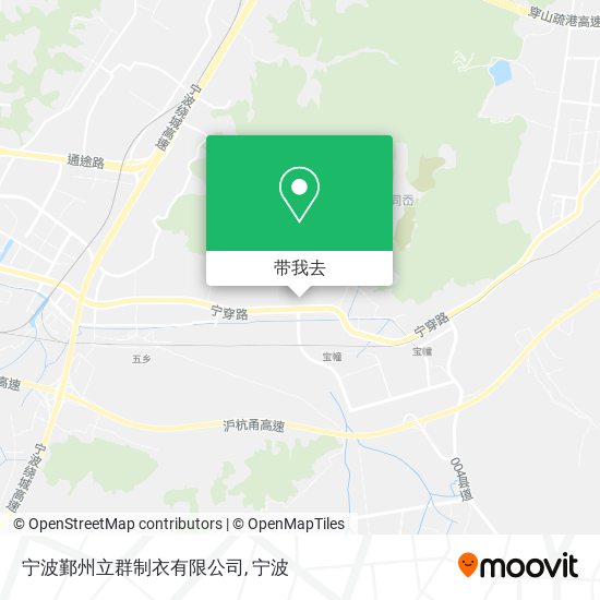 宁波鄞州立群制衣有限公司地图