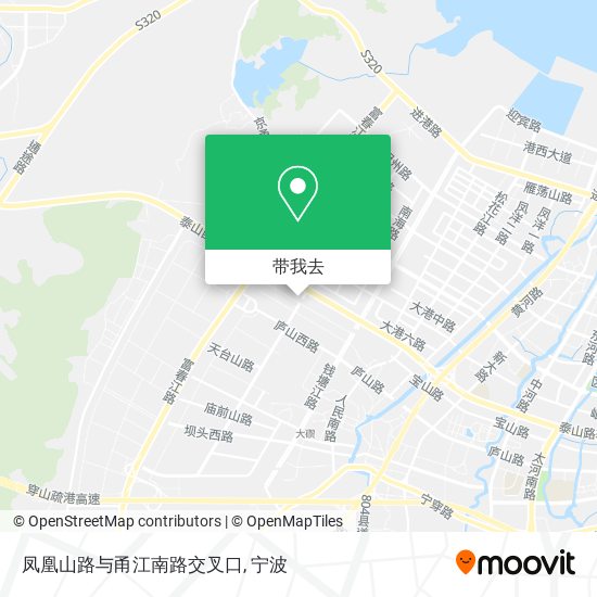 凤凰山路与甬江南路交叉口地图