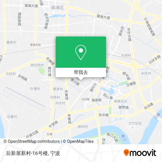 后新屋新村-16号楼地图