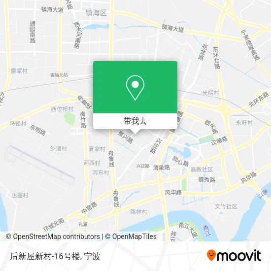 后新屋新村-16号楼地图