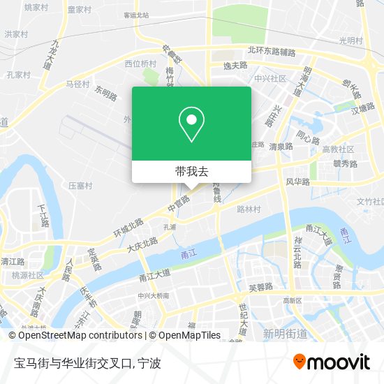 宝马街与华业街交叉口地图