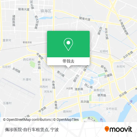 佩珍医院-自行车租赁点地图